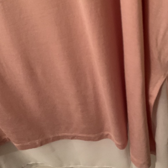 EUC Worthington light pink w/sheer flowy white lining stretchy tank top sz3x - Picture 6 of 11